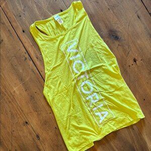 Victoria Secret Sport Neon Yellow Tank Top